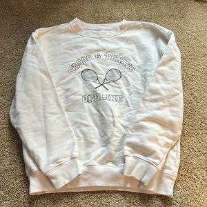 Tacos and Tennis Crewneck Sweatshirt